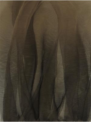 Színátmenetes puha tüll - KHAKI / BLACK